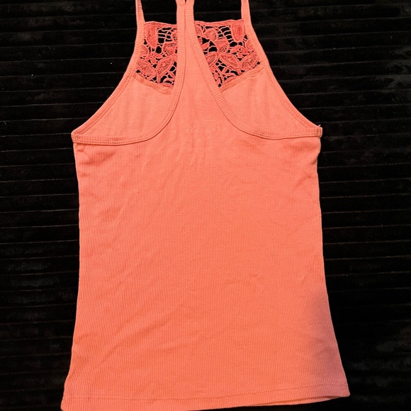 pink cami with lace - Picture 2 of 2